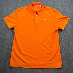 Puma Orange Polo Shirt